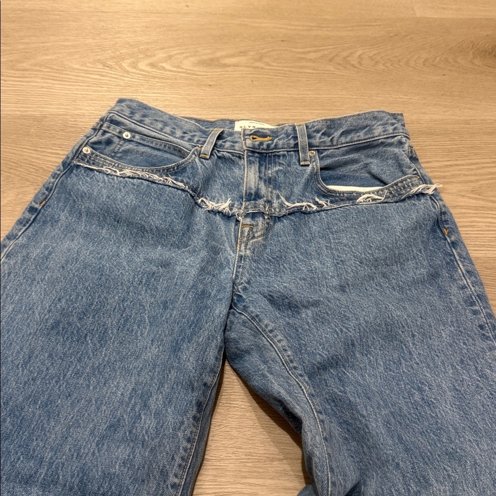 Slvrlake Mica Raw Edge Seam Jeans - Picture 5 of 8